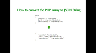 How to convert a JSON string to an array in PHP? explain with example ...