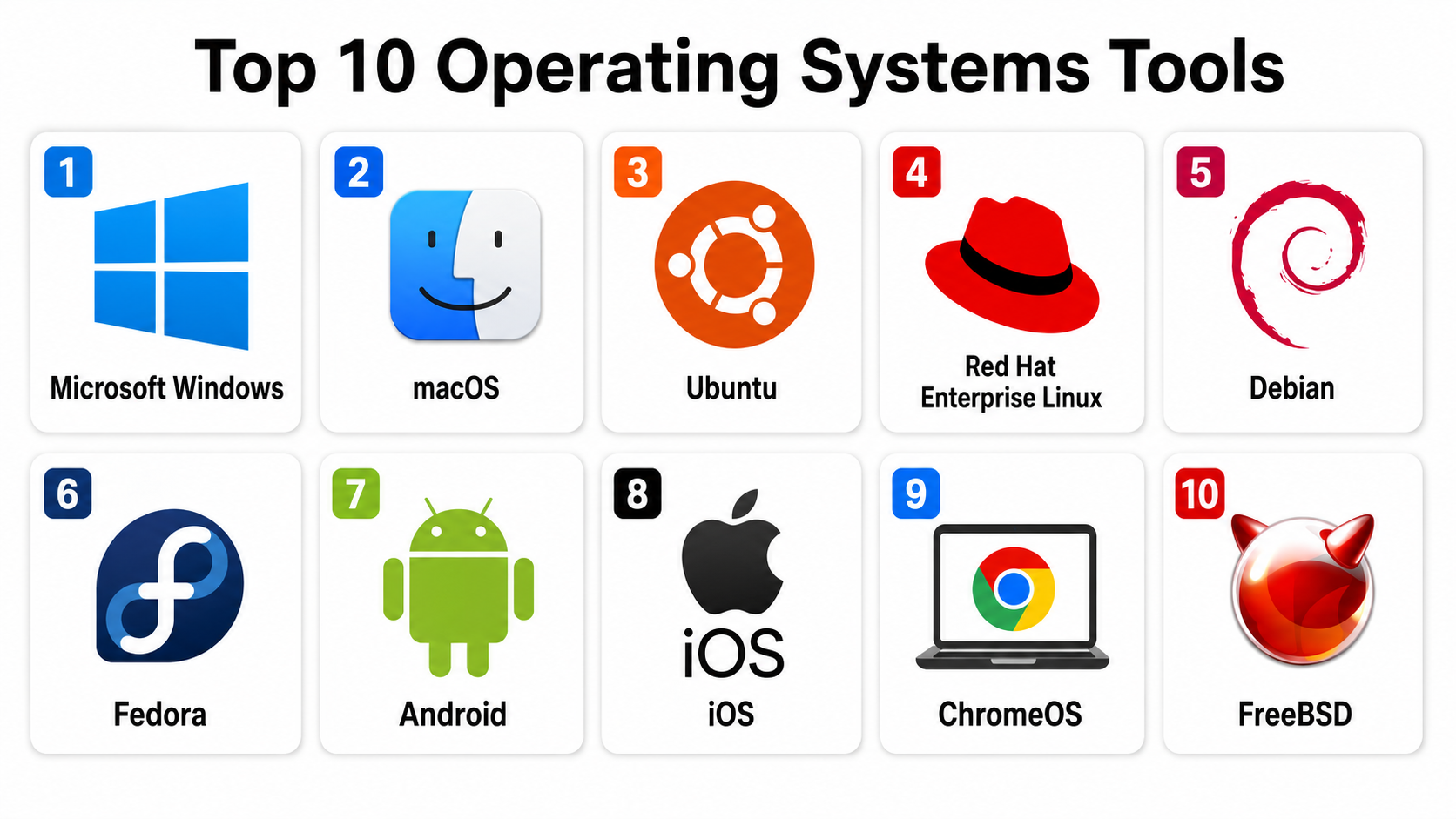 Top 10 Operating Systems: Features, Pros, Cons & Comparison - AiOps ...
