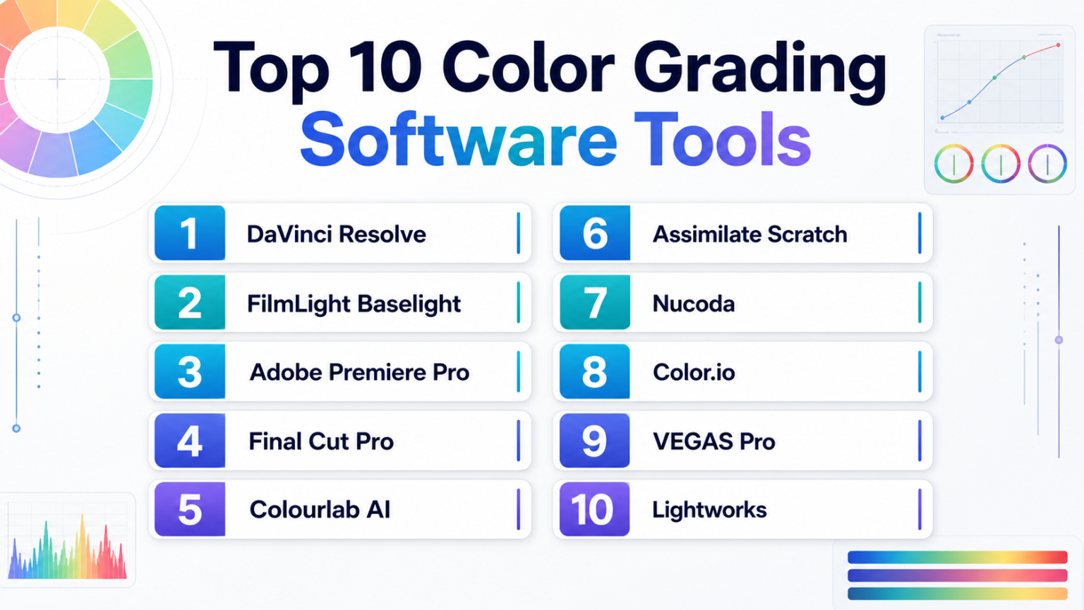 Core Feature Color Top 10 Color Grading Software: Features, Pros, Cons & Comparison ...